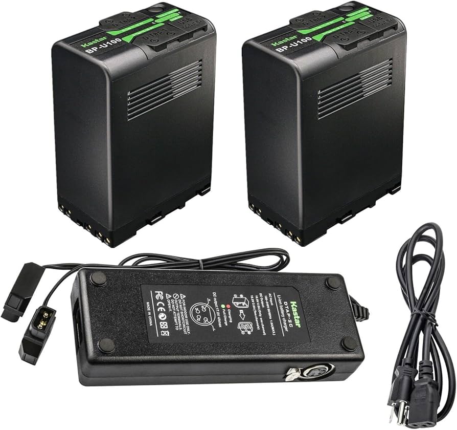 Amazon.com : Kastar BP-U100 Battery 2 Pack and Dual D-Tap Charger
