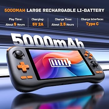 Amazon.com: Kinhank K56 Retro Handheld Game Console Built-in 16000
