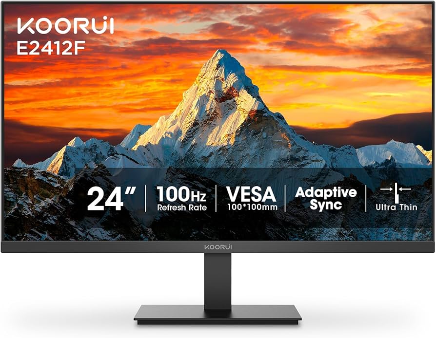 Amazon.com: KOORUI E2412F 24 inch Computer Monitor, Full HD 1920 x