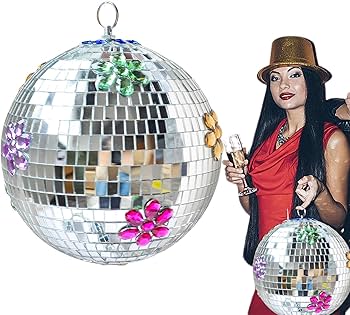 Amazon.co.jp: ミラーボール - 8インチ大型屋外ディスコボールミラー