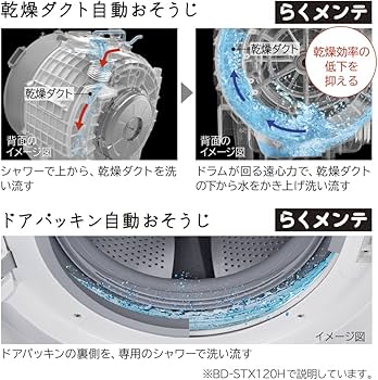 Amazon | 日立 ドラム式洗濯乾燥機 洗濯12kg 乾燥6kg ホワイト ビッグ