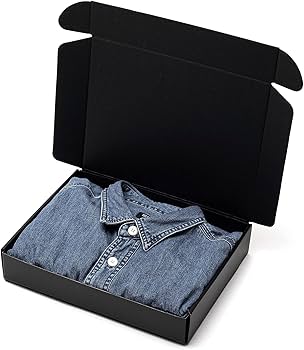 Timirog Black Shipping Boxes 11 1/8 x 8 5/8 x 2