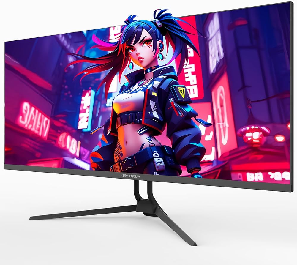 Amazon.co.jp: CRUA ゲーミング モニター 34インチ 165Hz UWQHD