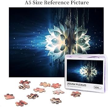 Amazon.com: Chexin Jigsaw Puzzle 500 Pieces for Adults, Lotus