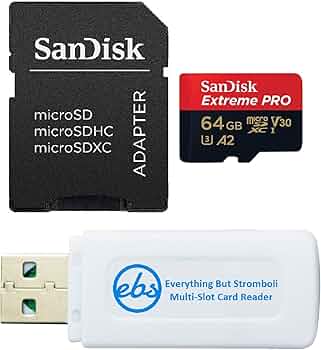Amazon.com: SanDisk 64GB Extreme PRO microSD Memory Card with