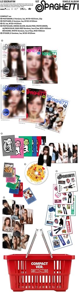 Amazon.co.jp: 【公式トレカ付】Compact ver. LE SSERAFIM