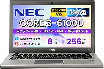 Amazon.co.jp: 【整備済み品】 NEC ノートパソコン 中古 VersaPro VK23