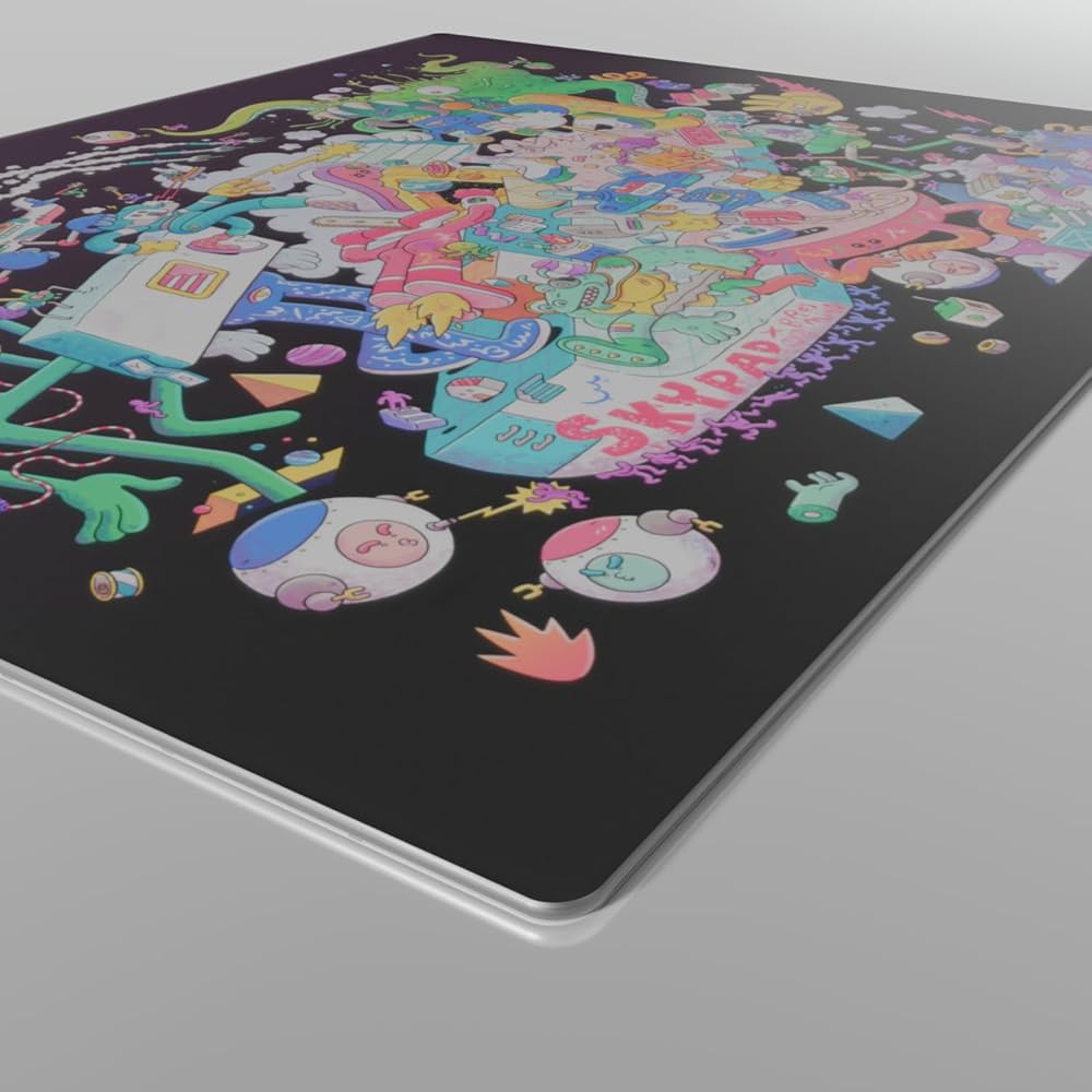 SkyPad Glass Gaming Mouse Pad, Edição Limitada Brosmind | Tapete