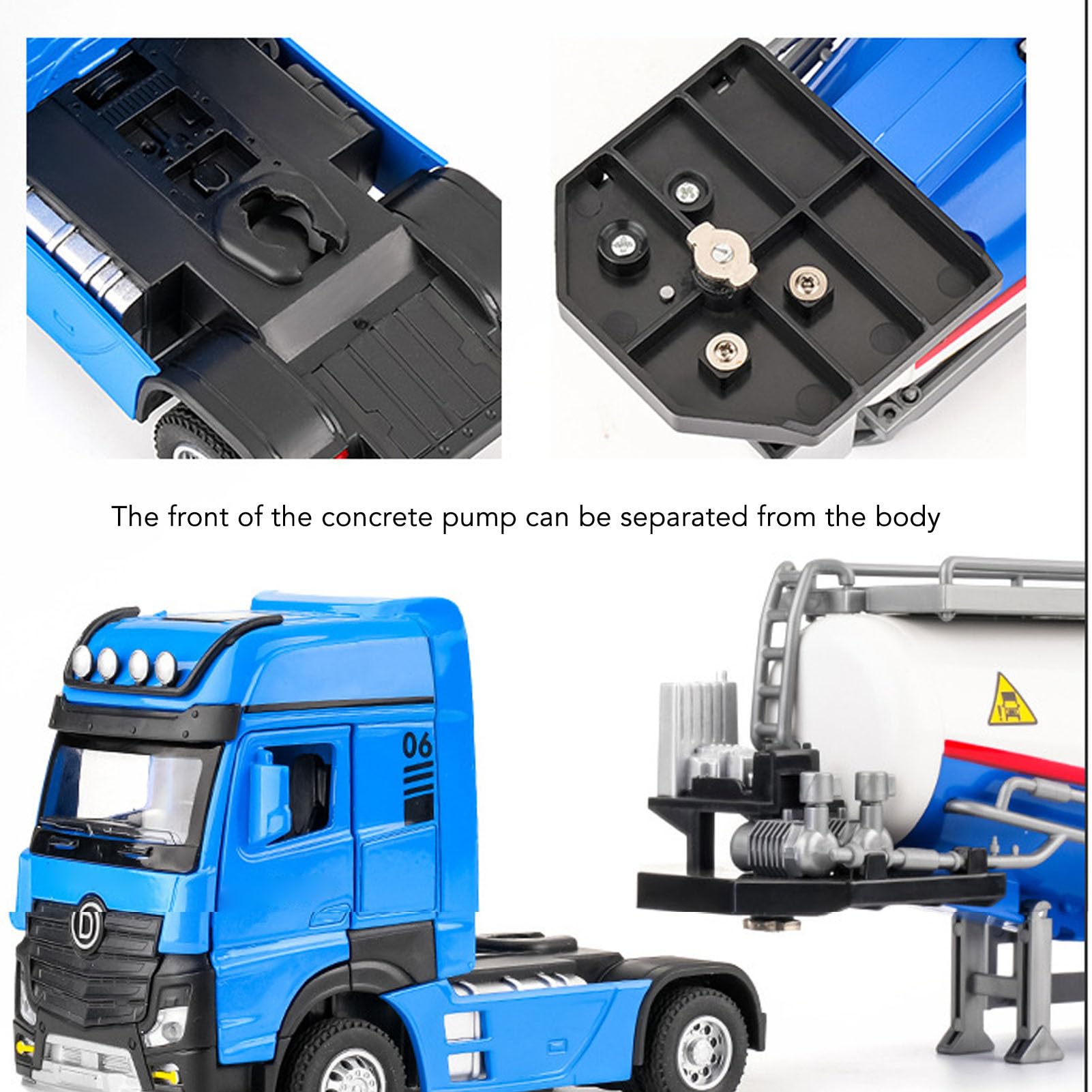 Amazon.co.jp: コンクリートミキサー車、1:32スケール合金ハイ