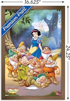 Amazon.co.jp: Trends International ディズニー 白雪姫と七人の小人