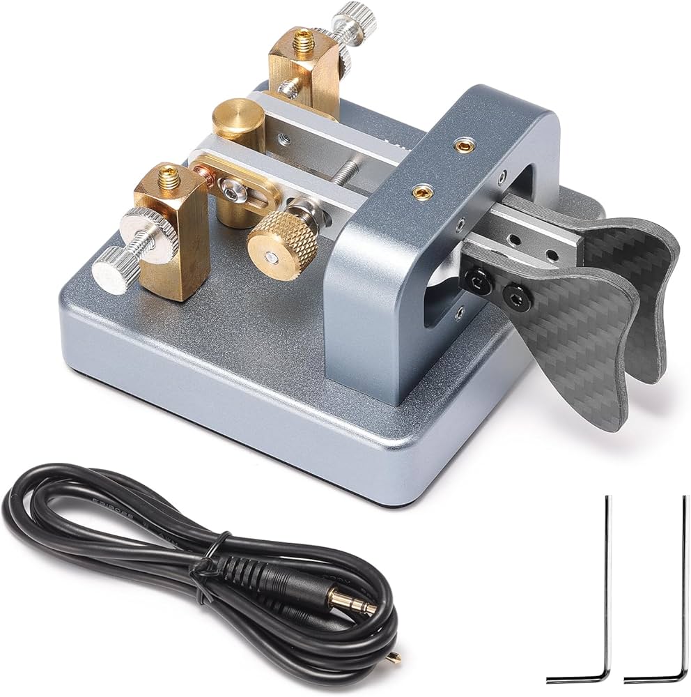 Amazon.com: XIEGU VK-6 Iambic CW Morse Code Key, Dual Paddle