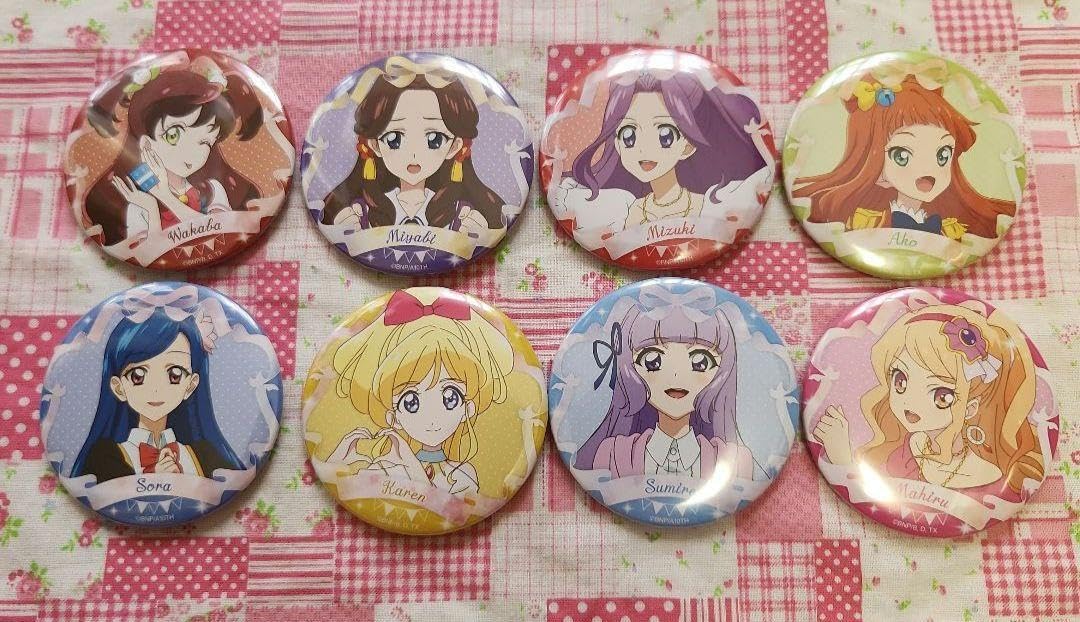Amazon | アイカツ バースデー缶バッジ9月10月 全8種コンプセット