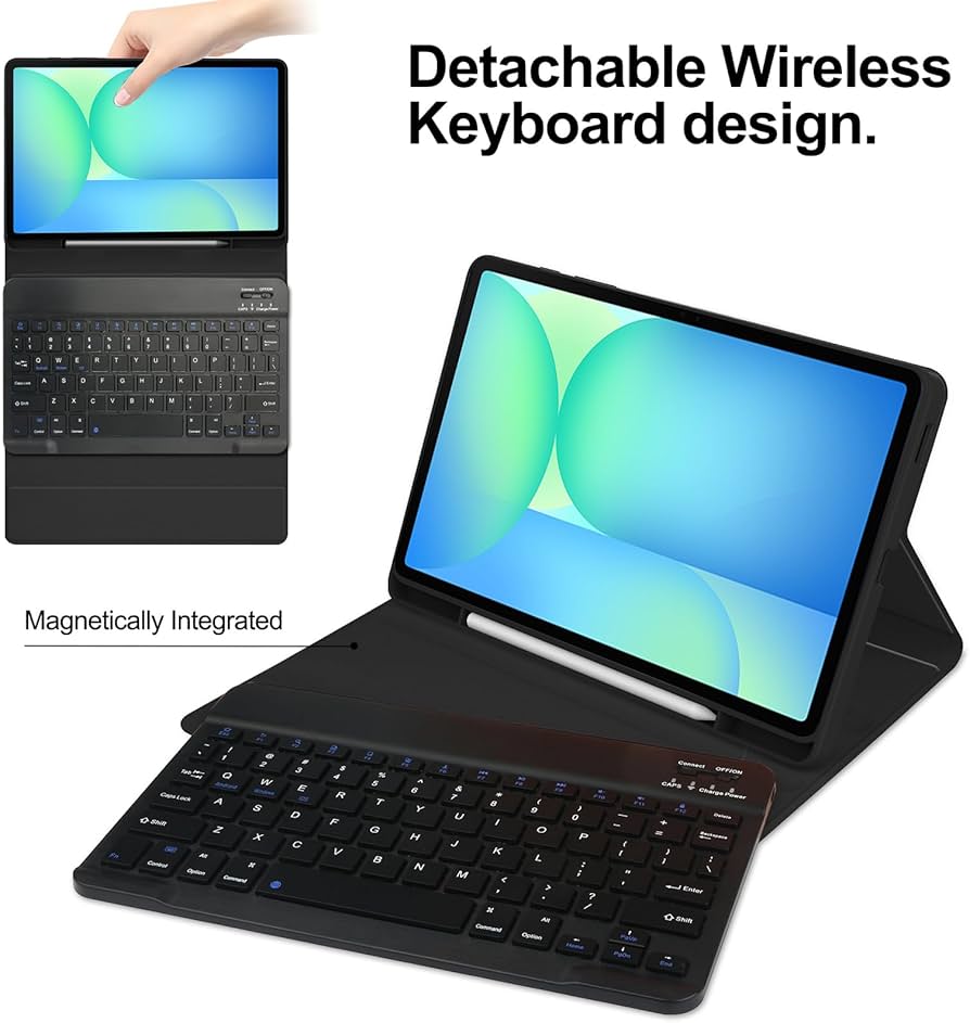 Amazon.com: Keyboard Case for Samsung Galaxy Tab S10 FE+ Plus 13.1