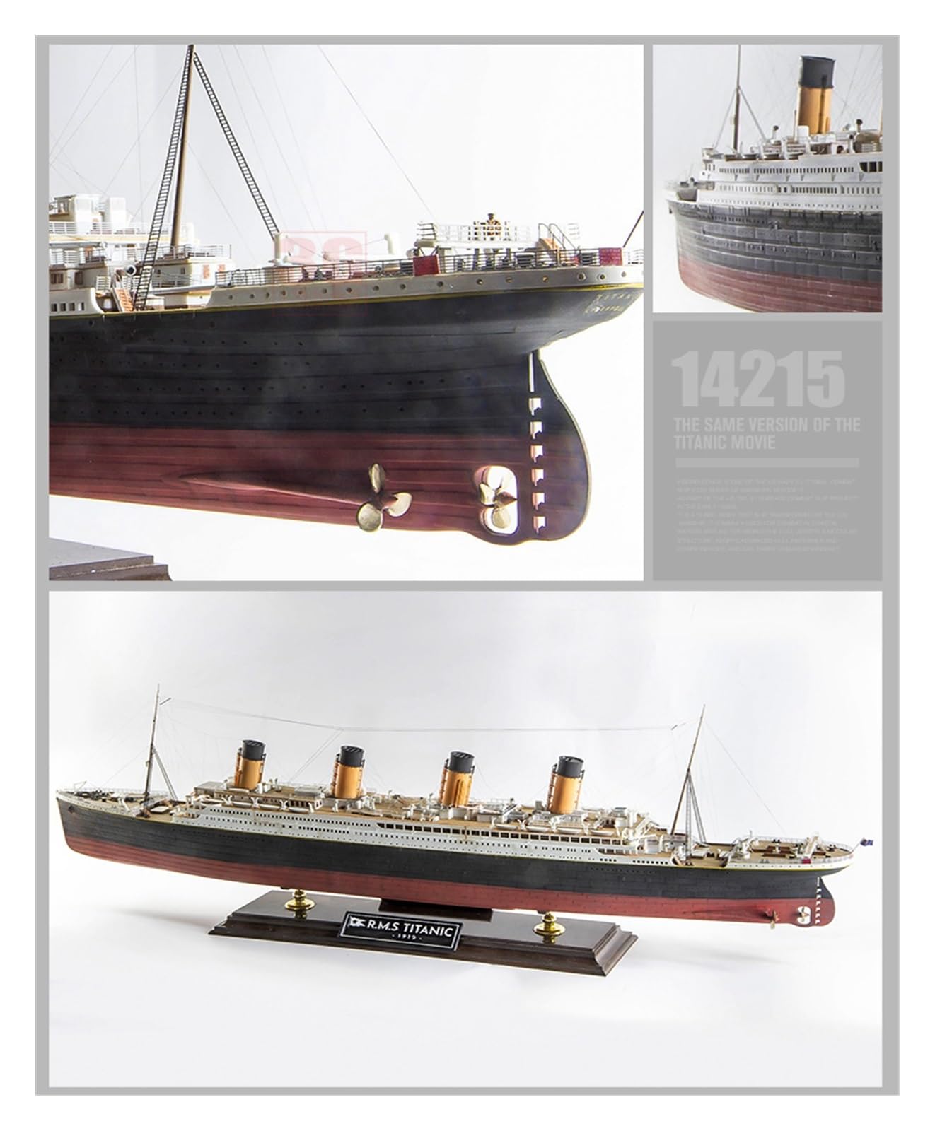 Amazon | DIY1/400 船 タイタニック号 豪華客船 14215 組立色分解版