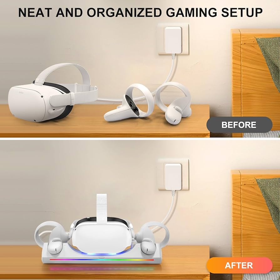 Amazon.com: Hurra Charging Dock for Meta Quest 2, VR Charging