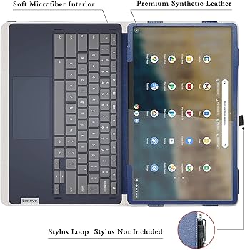 Amazon.com: Bige for Lenovo IdeaPad Duet 5 Chromebook 13.3 Case,PU
