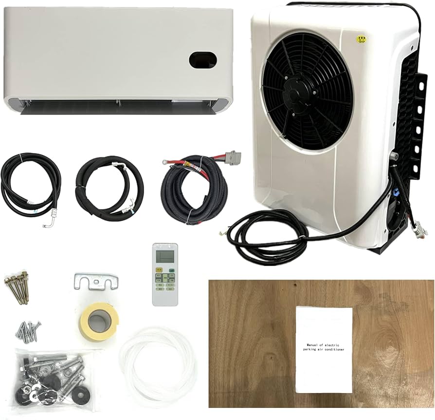 Amazon.co.jp: NEKPOKKA 12V DC エアコン トラック RV ショベル 農車