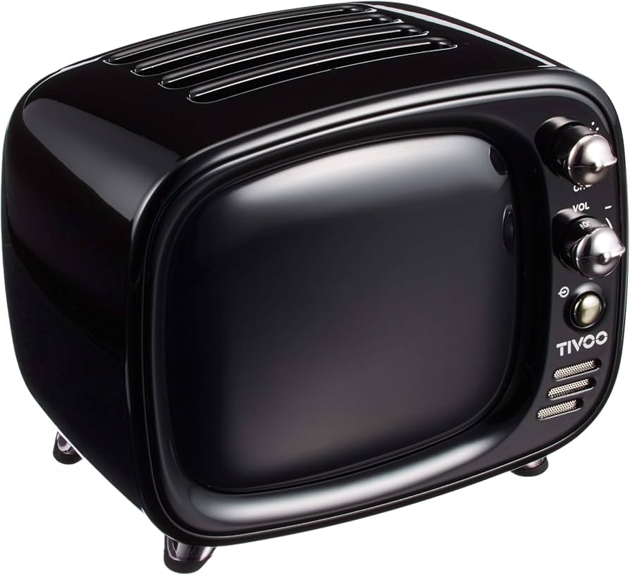 Amazon | Divoom TIVOO レトロTV型モニター搭載 Bluetoothスピーカー