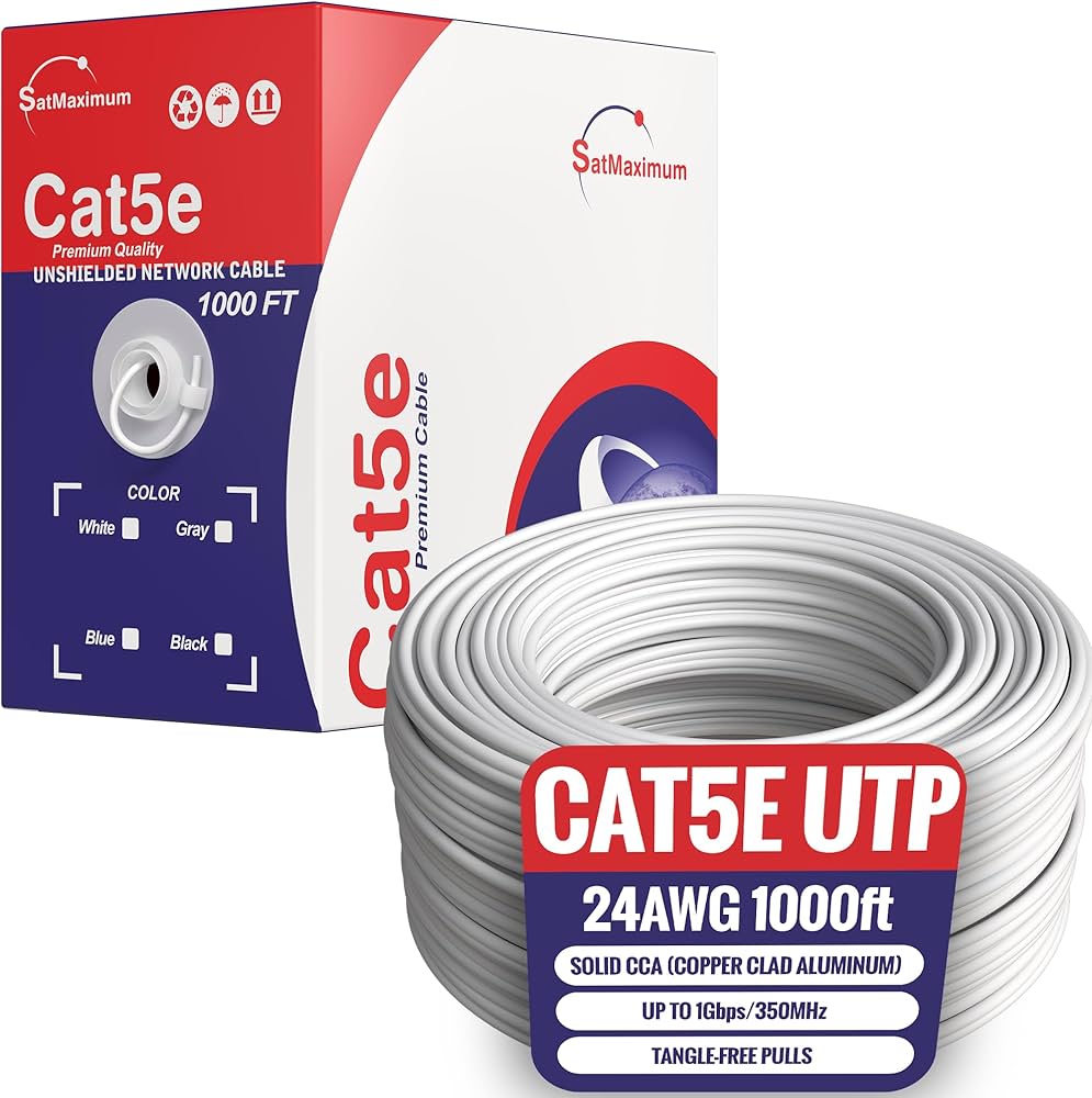 Amazon.com: Cables Direct Online 1000ft Cat5e Solid 24AWG Cable