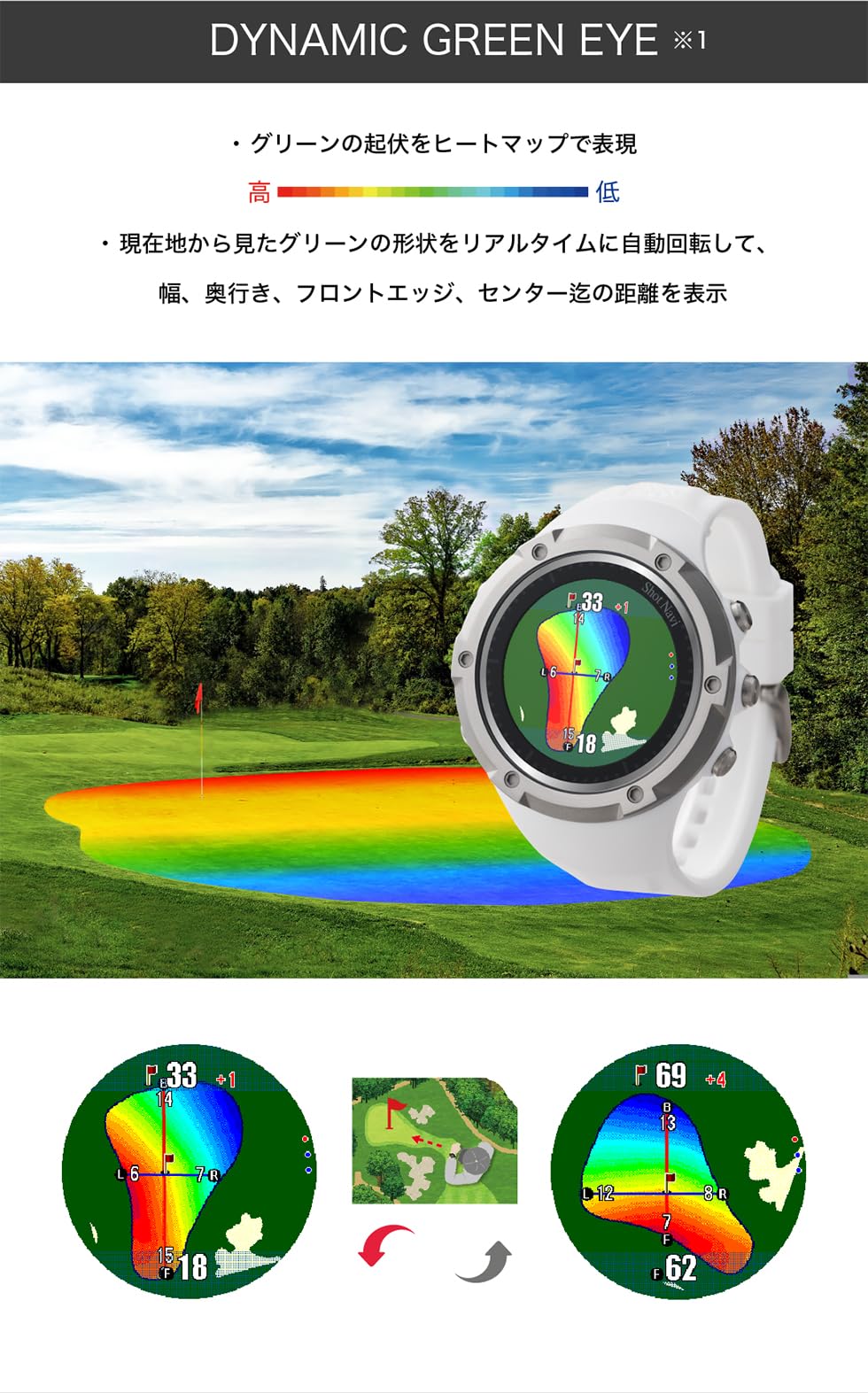 Amazon | Shot Navi (ショットナビ) Evolve SE 【ブラック】1.2インチ