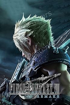 PrimePoster - Final Fantasy VII Remake Cloud Strife Poster Glossy