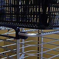 Amazon.co.jp: ユーバ産業 アルミワイヤーカート メッシュ紺 A-0245M