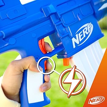 Amazon.co.jp: Nerf Fortnite ブルーショックブラスター、ダーツ