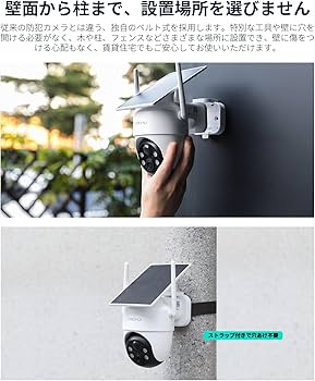 Amazon.co.jp: 「新モデルソーラー高効率発電・500万高画素・ 固定