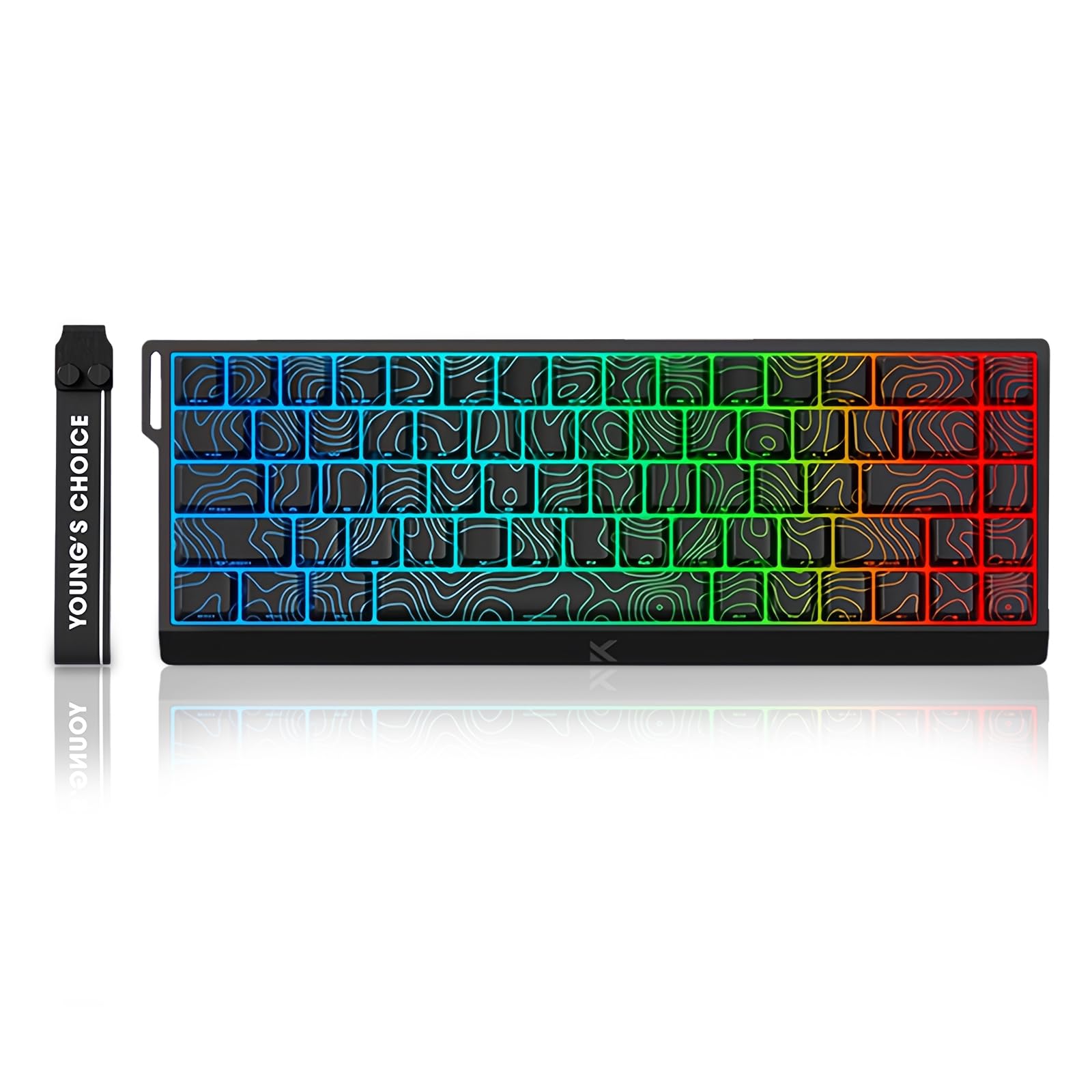 Amazon | ZMX MCHOSE ACE 68 磁気スイッチ RGB ゲーミングキーボード