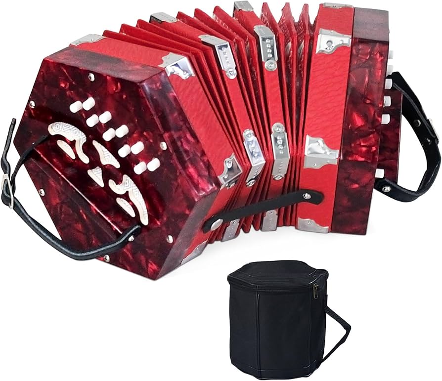 Amazon.com: Concertinas，20 Buttons Accordion For Adults