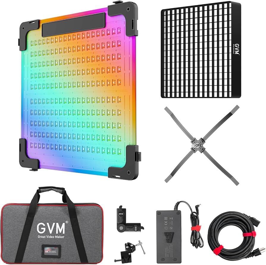 Amazon.com : GVM 100W Foldable RGB LED Panel Light, Linkable
