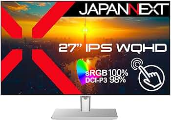 Amazon.co.jp: JAPANNEXT 27インチ モニター WQHD 2560x1440解像度 IPS