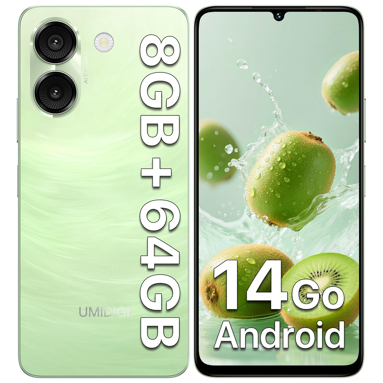 Amazon | UMIDIGI G9A simフリー スマホ 本体 Android 14 Goシステム