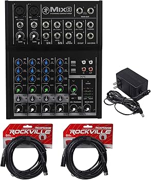 Amazon.com: Mackie Mix8 8 Channel Compact Mixer Constructed with a