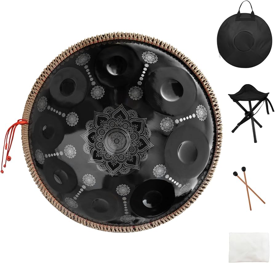 Amazon.com: 432HZ Handpan Set-Premium 22 Inches 9 Sounds D Minor
