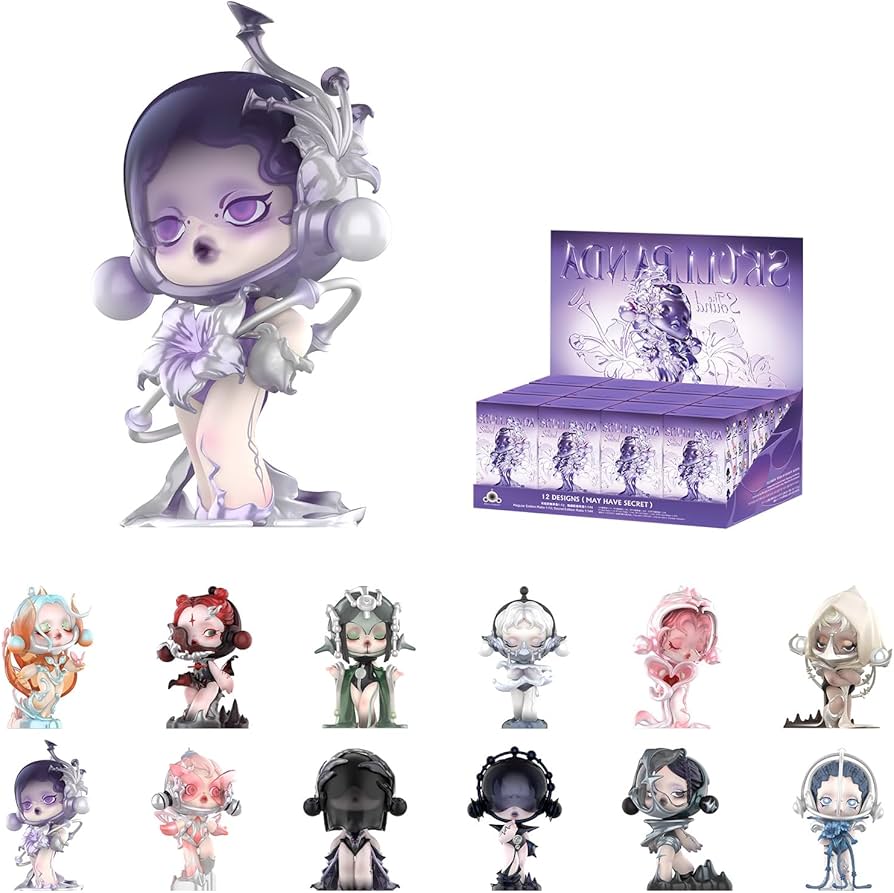 Amazon.com: POP MART SKULLPANDA The Sound Series Figures, 12PCs