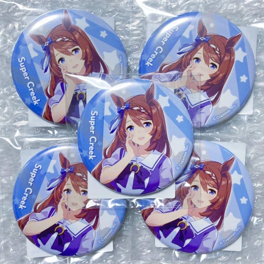 Amazon.co.jp: ウマ娘 4th 制服 缶バッジ スーパークリーク 5点セット