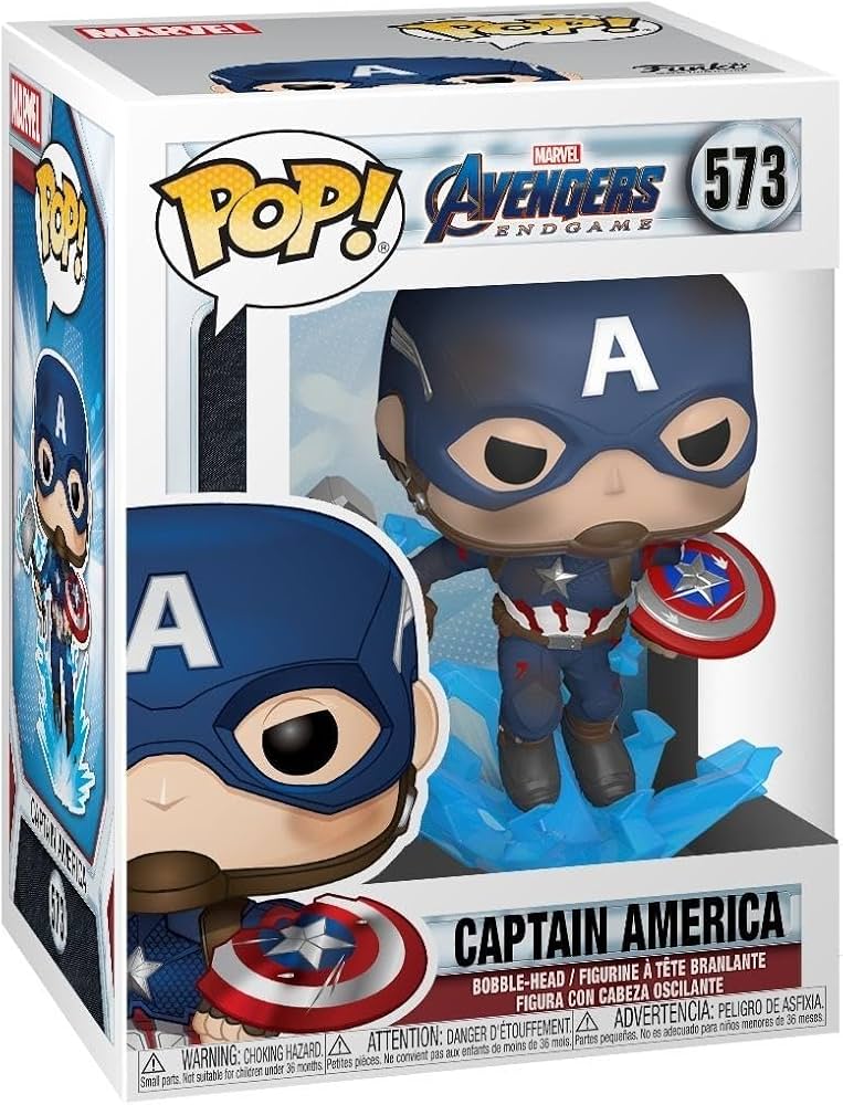 Funko Pop! Marvel: Avengers Endgame - Captain America with Broken
