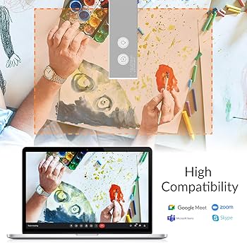 Amazon.com: Ideao DC400 4K USB Document Camera, Webcam & Scanner