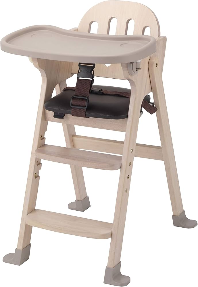Amazon | カトージ 木製ハイチェア Easy-sit ホワイトウォッシュ 7か月