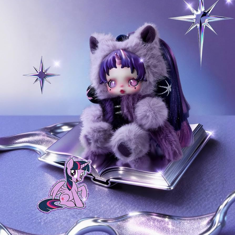 Amazon.co.jp: POP MART SKULLPANDA × My Little シリーズぬいぐるみ