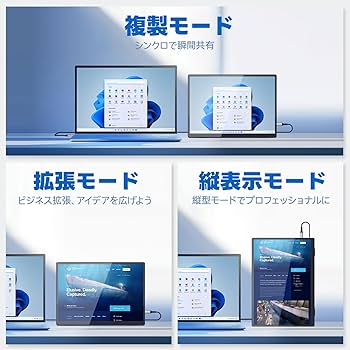 Amazon.co.jp: Intehill モバイルモニター 10.5インチ タッチパネル