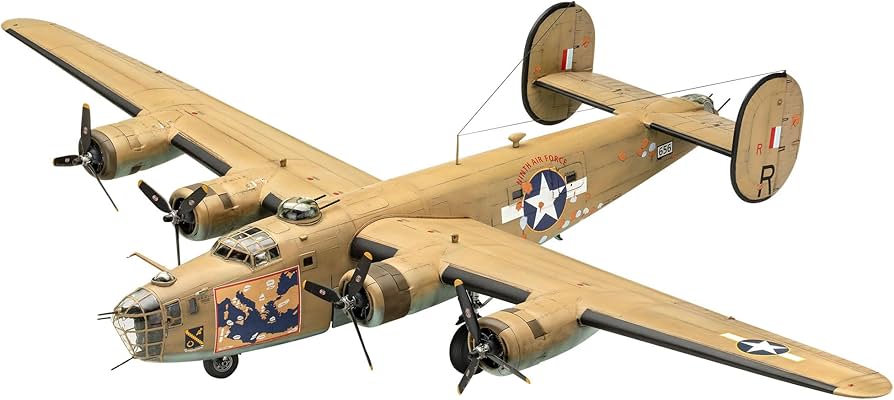 Amazon | ドイツレベル(Revell) 1/48 アメリカ軍 B-24Dリベレーター
