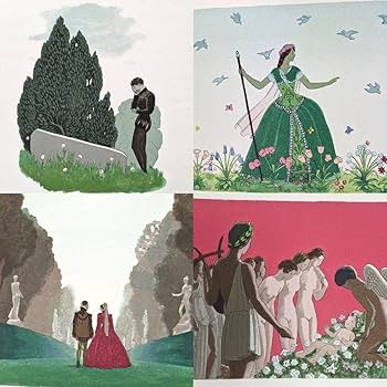 Amazon.co.jp: 貴重な美品 アンドレEマルティ挿画『ロンサール恋愛詩集