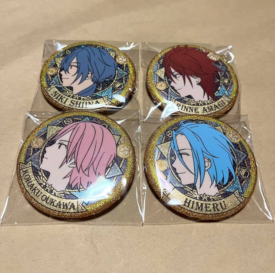 Amazon | 横顔缶バッジ 中国 あんスタ crazy:B セット | バッジ | おもちゃ