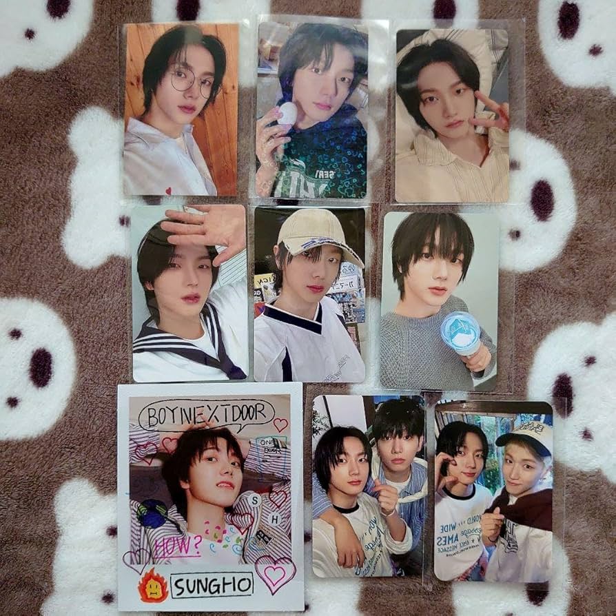 Amazon.co.jp: BOYNEXTDOOR ボネクド ソンホ トレカ 9枚セット : おもちゃ