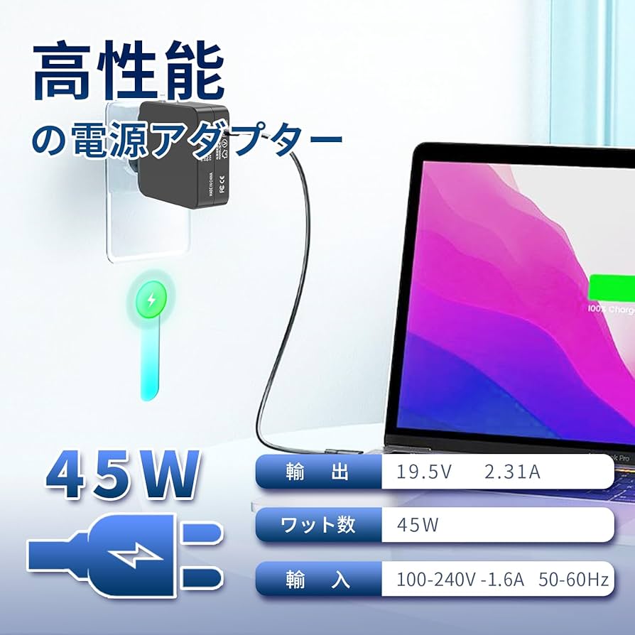 Amazon.co.jp: HP対応 用充電器 19.5V 2.31A 45W HP対応 ノートPC