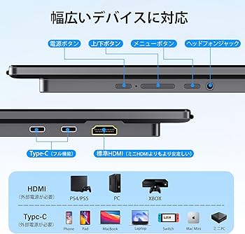 Amazon.co.jp: InnoView モバイルモニター 23.8インチ 4K モバイル