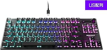 Amazon.co.jp: ROCCAT VULCAN TKL USB-C ゲーミングキーボード 英語