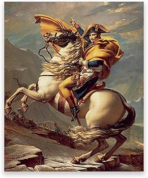 Amazon.co.jp: ジャック=ルイ・ダヴィッド。アルプスを渡るナポレオン